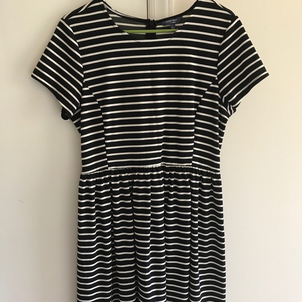Black & White Peter Som Dress Size large